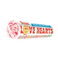 Swizzels Giant LOVE HEARTS Roll 39g - Best Before: 31.12.25 Swizzels Giant LOVE HEARTS Roll 39g - Best Before: 31.12.25